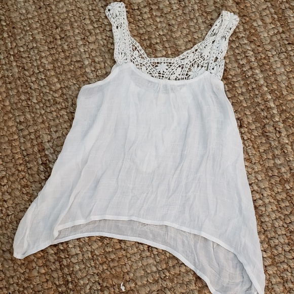 E & M Sheer Top with Crochet Straps and Chest - Picture 8 of 8